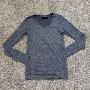 Under Armour Women's Blue Base Layer Threadborne Long Sleeve Tee - Size XS